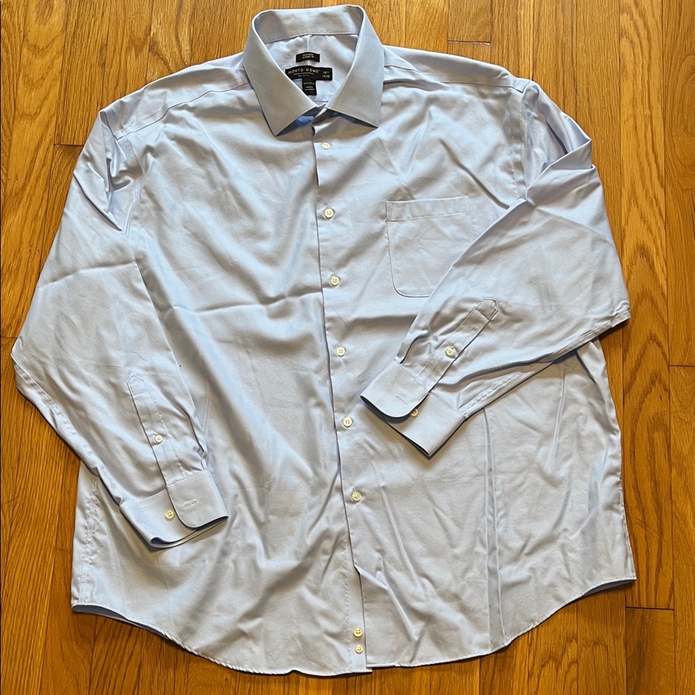 Pronto Uomo Light Blue Button-Up Shirt